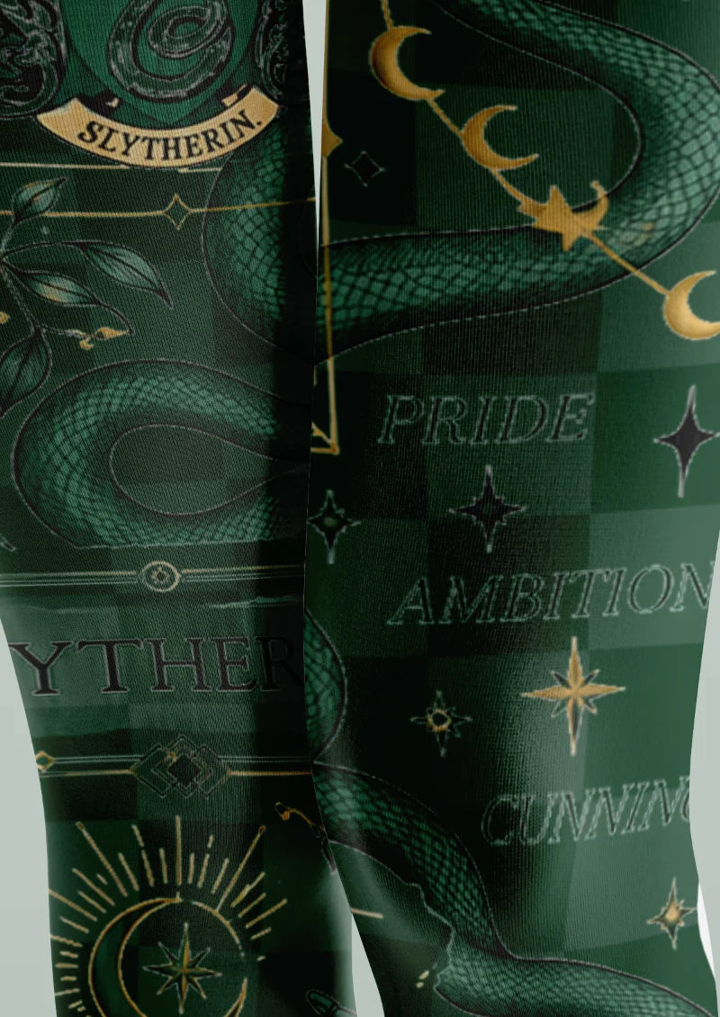 Green Serpent Celestial Tights