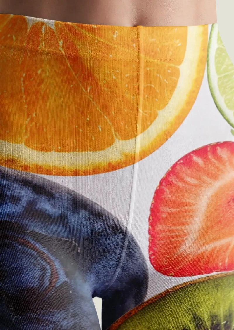 Citrus Fruit Graphic Tights Hosiery Pantyhose