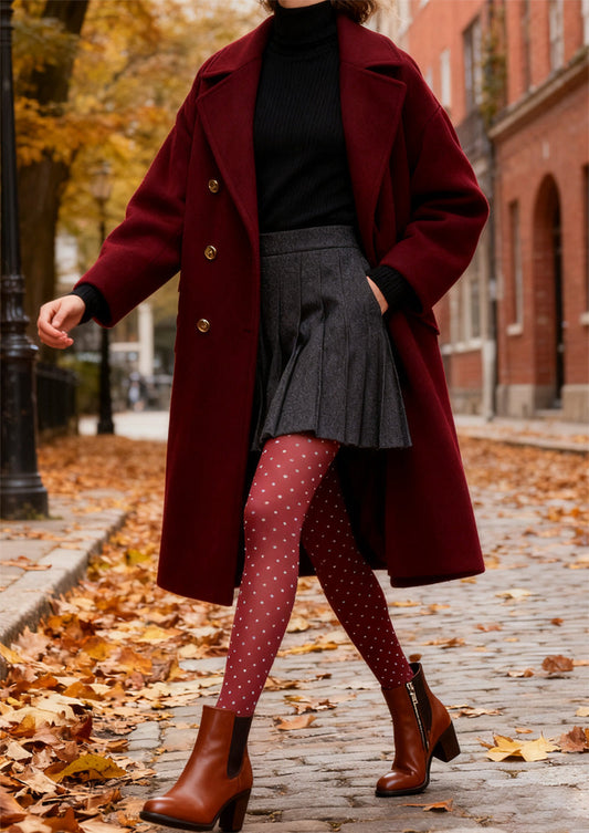 Cherry Dot Tights Hosiery Pantyhose