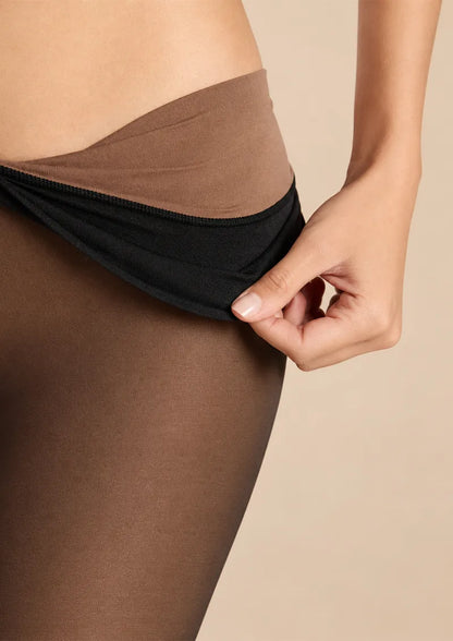 Brown Double-Layer Tights