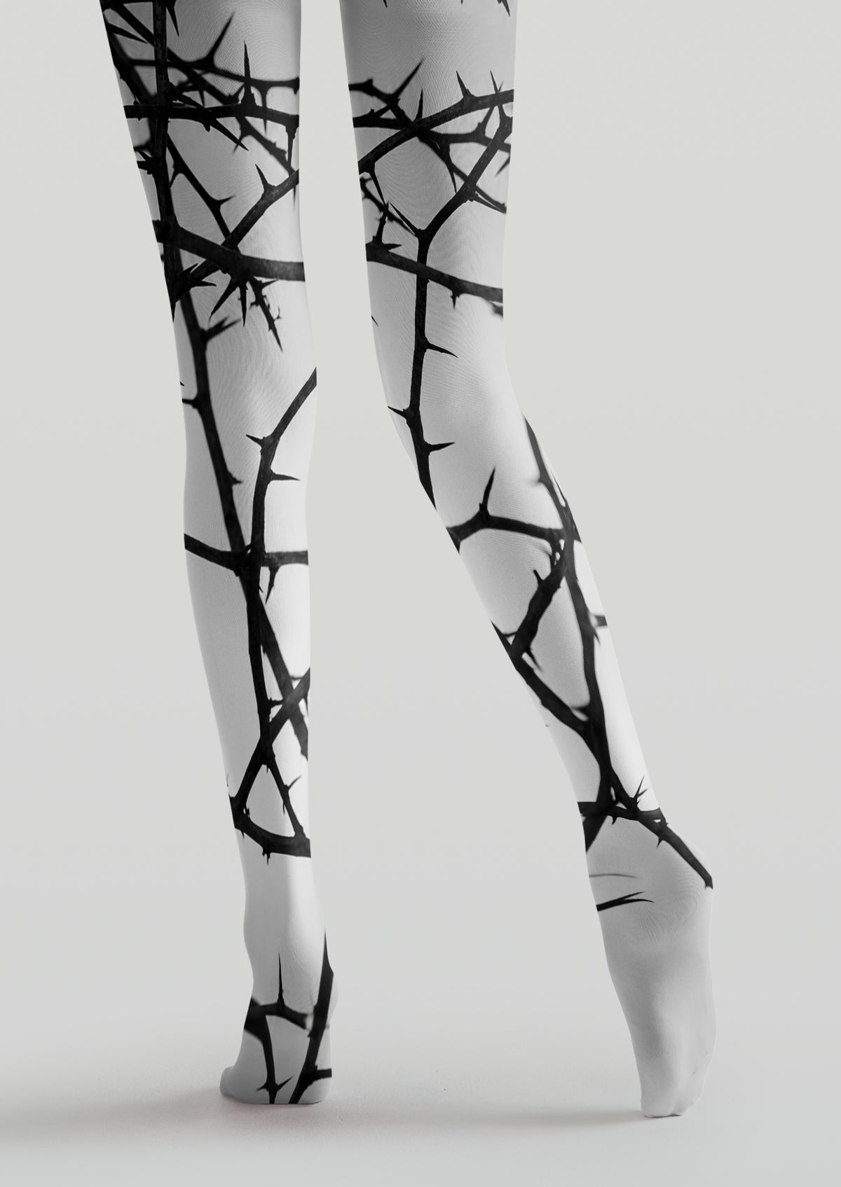 White Thorn Branch Tights