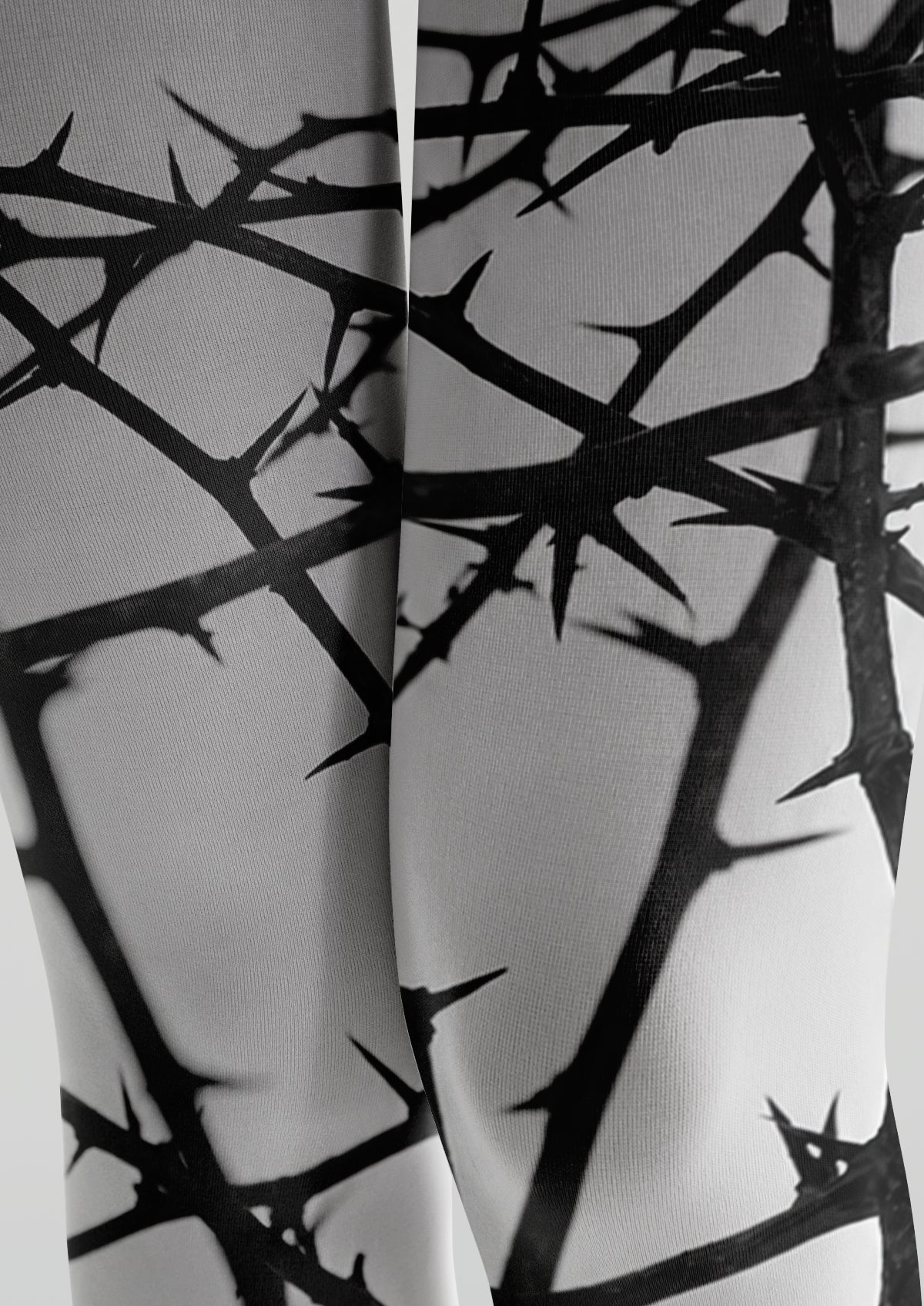 White Thorn Branch Tights