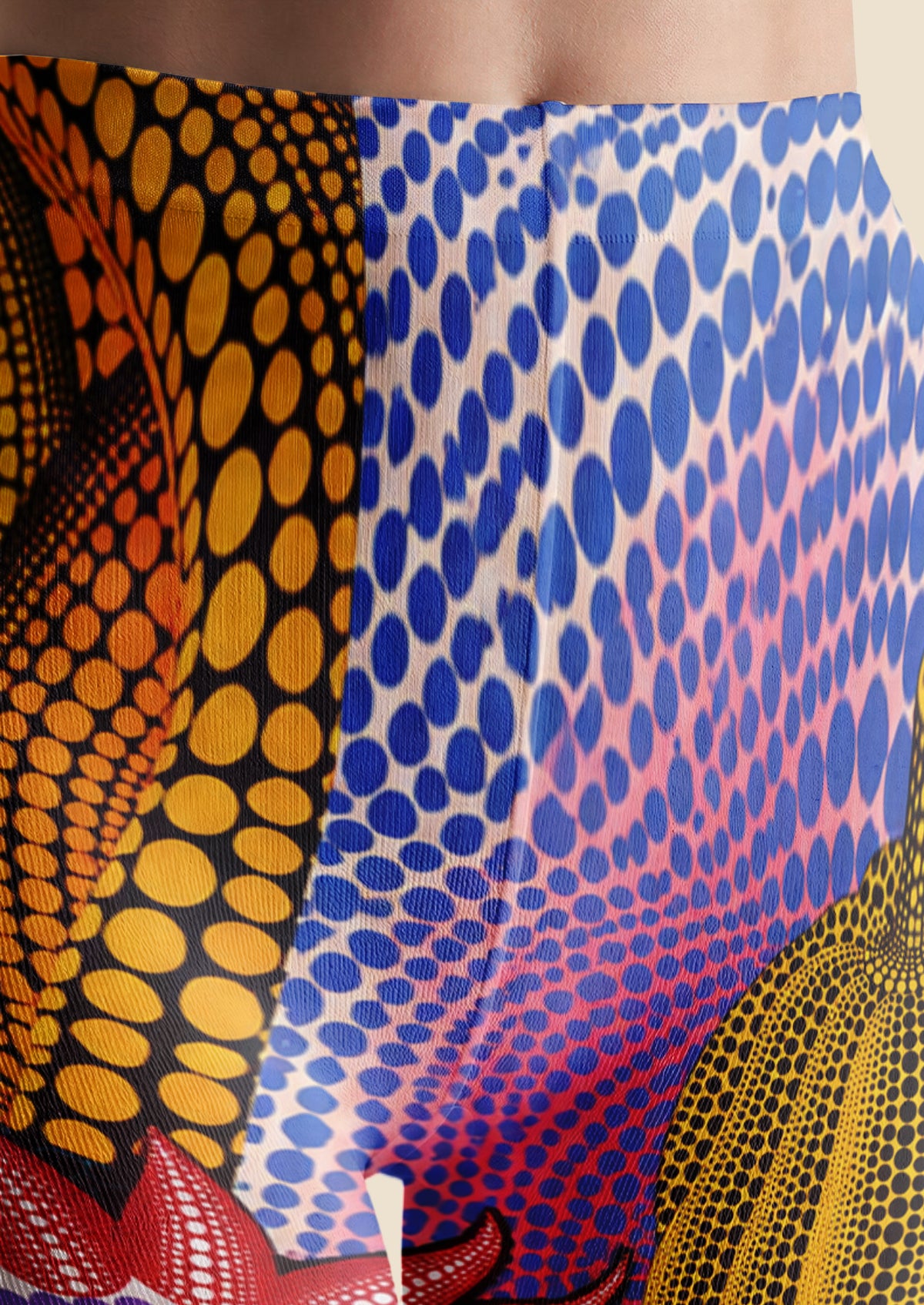 Multicolor Kusama Polka Dot Art Tights