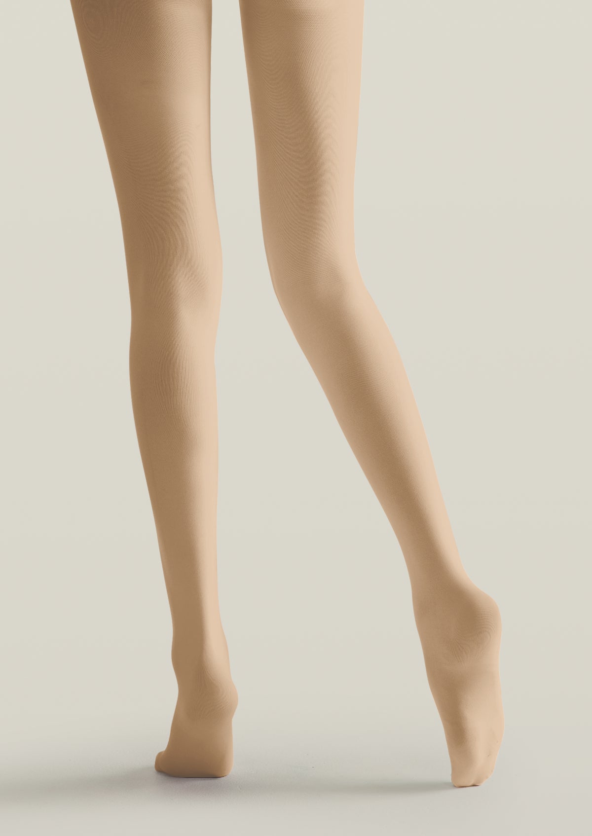 Beige Ornamental Tattoo Tights