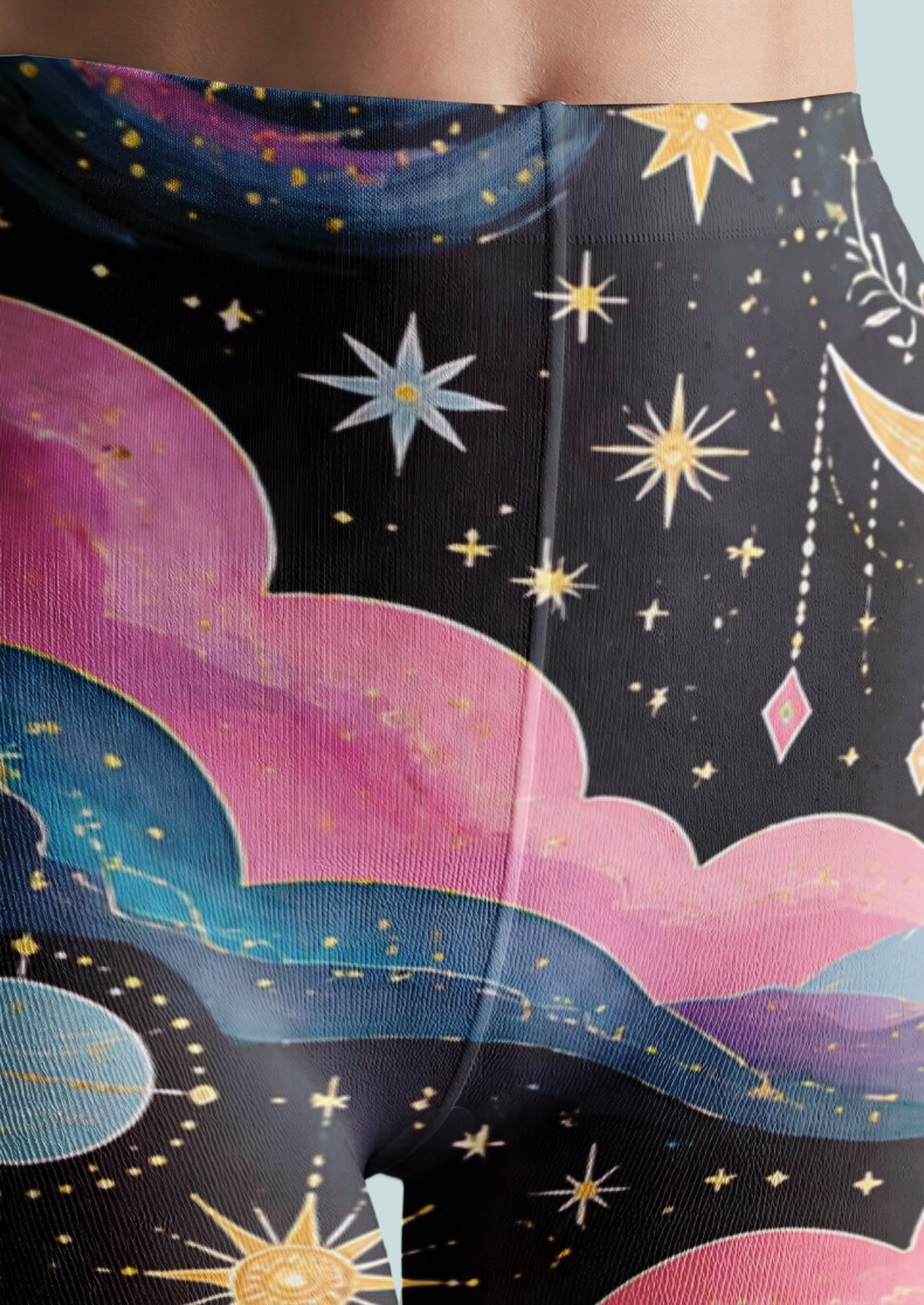Black Celestial Unicorn Tights