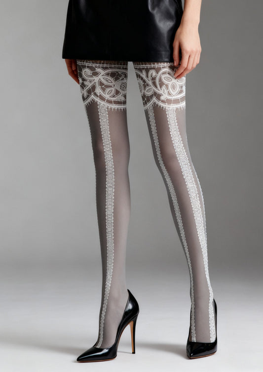 Lace Top Charm Tights Hosiery Pantyhose