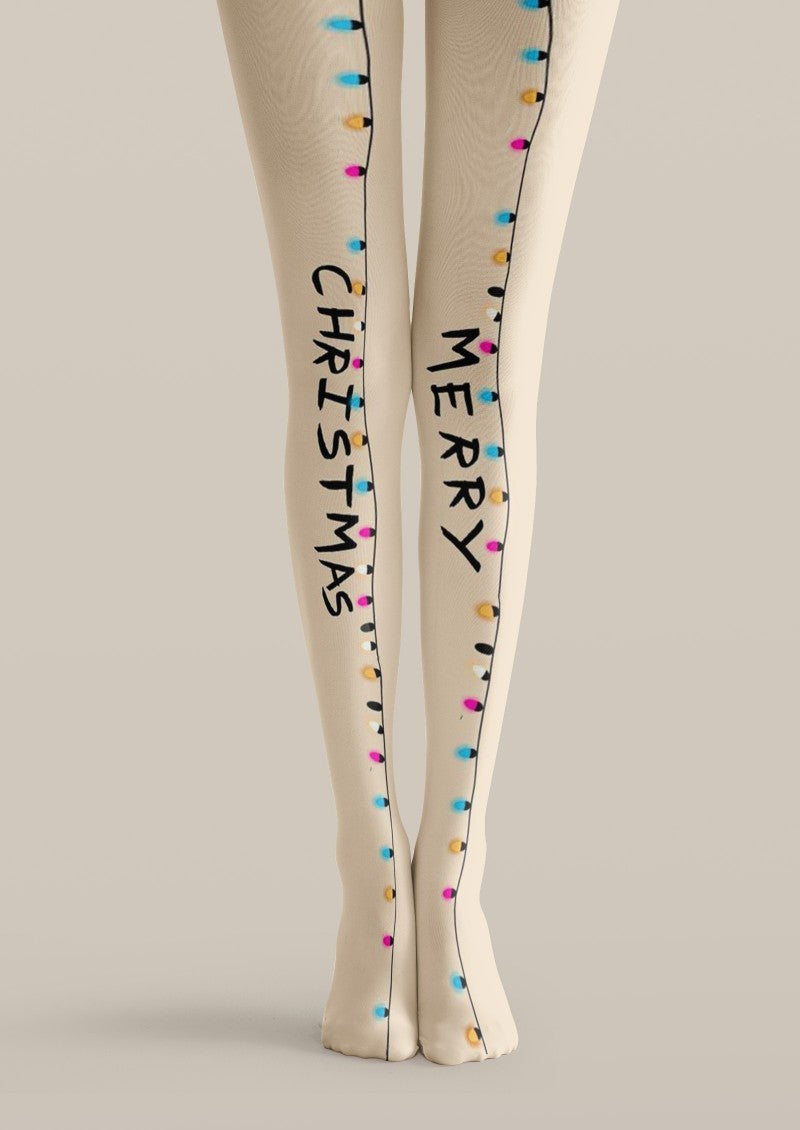 Christmas Themed Graphic Tights Hosiery Pantyhose