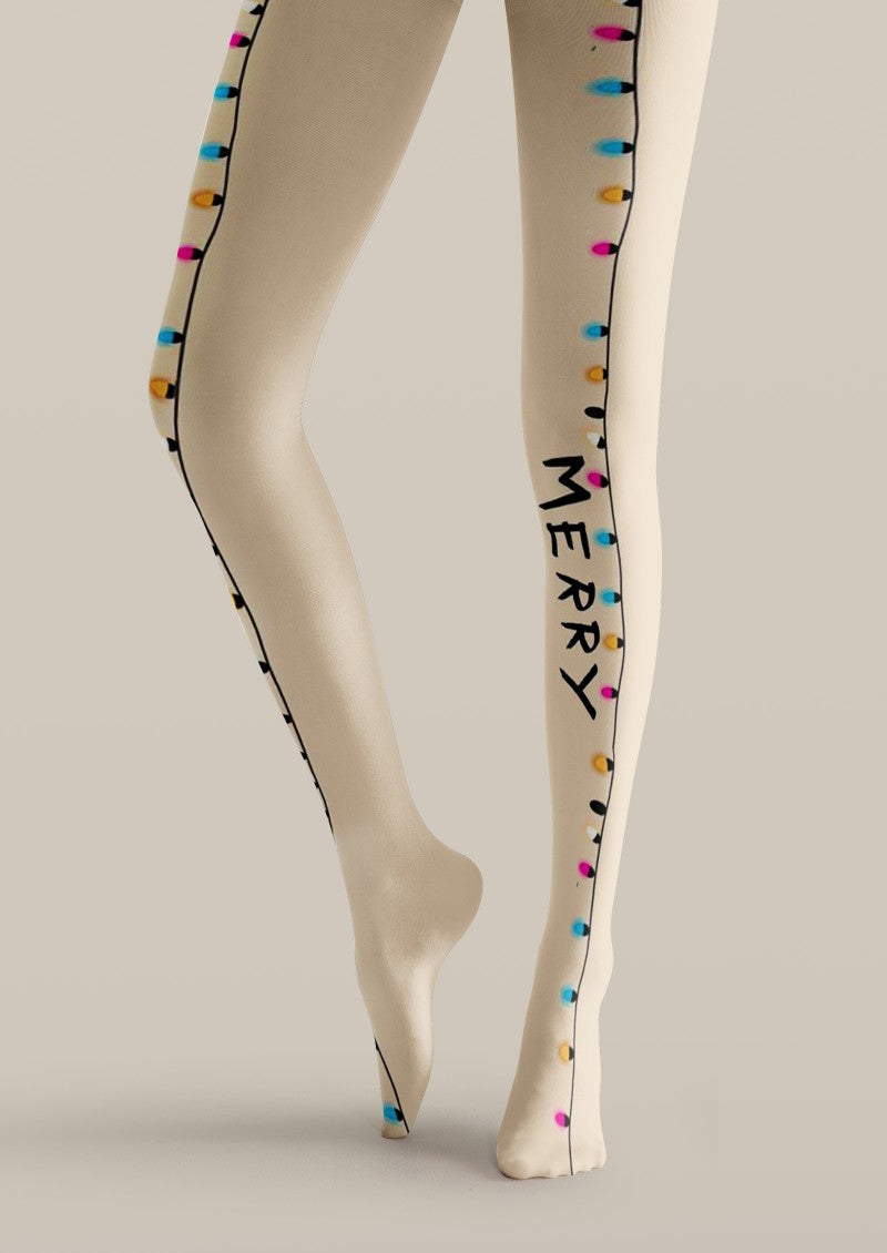 Christmas Themed Graphic Tights Hosiery Pantyhose