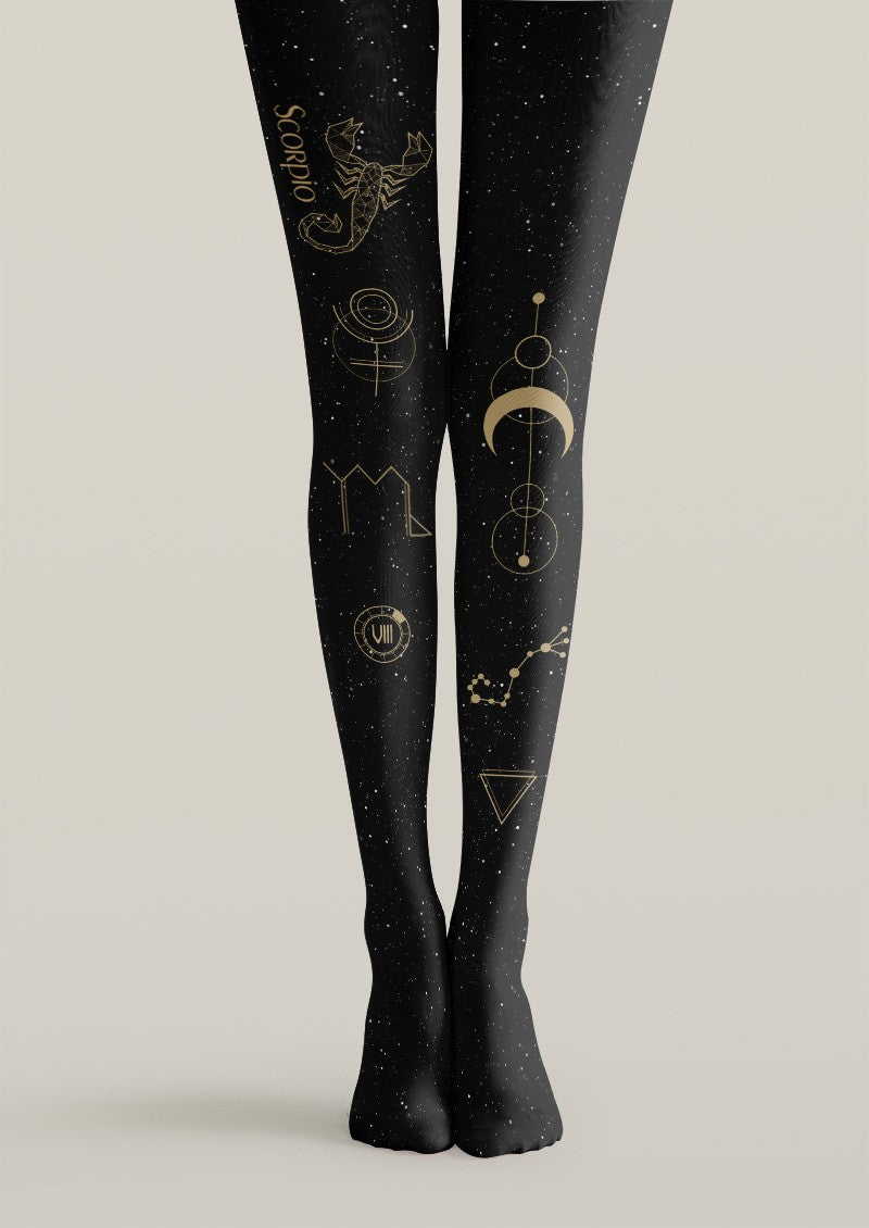 Scorpio Zodiac Tights Hosiery Pantyhose