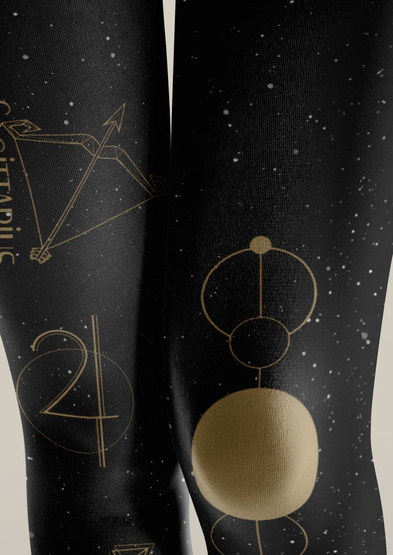 Sagittarius Zodiac Tights Hosiery Pantyhose