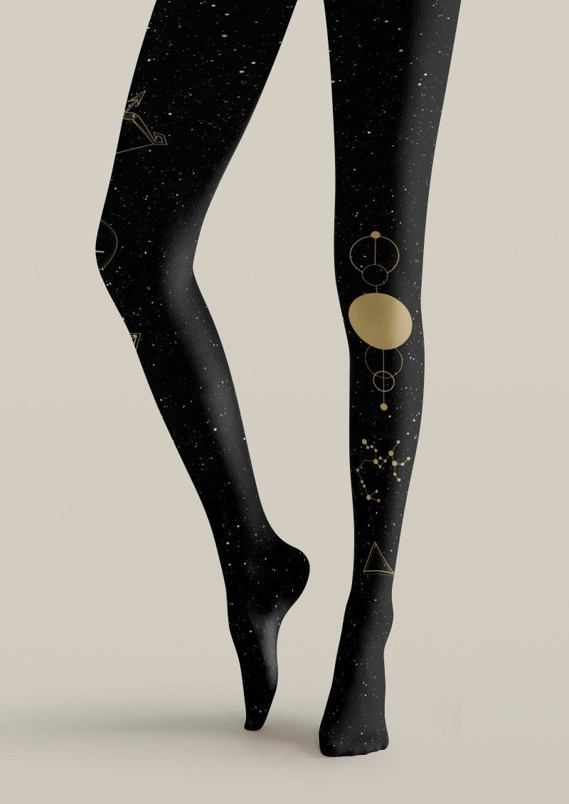 Sagittarius Zodiac Tights Hosiery Pantyhose