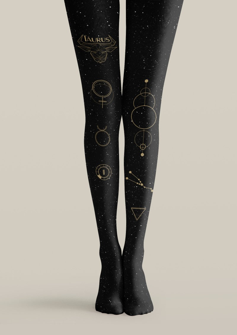 Taurus Zodiac Tights Hosiery Pantyhose
