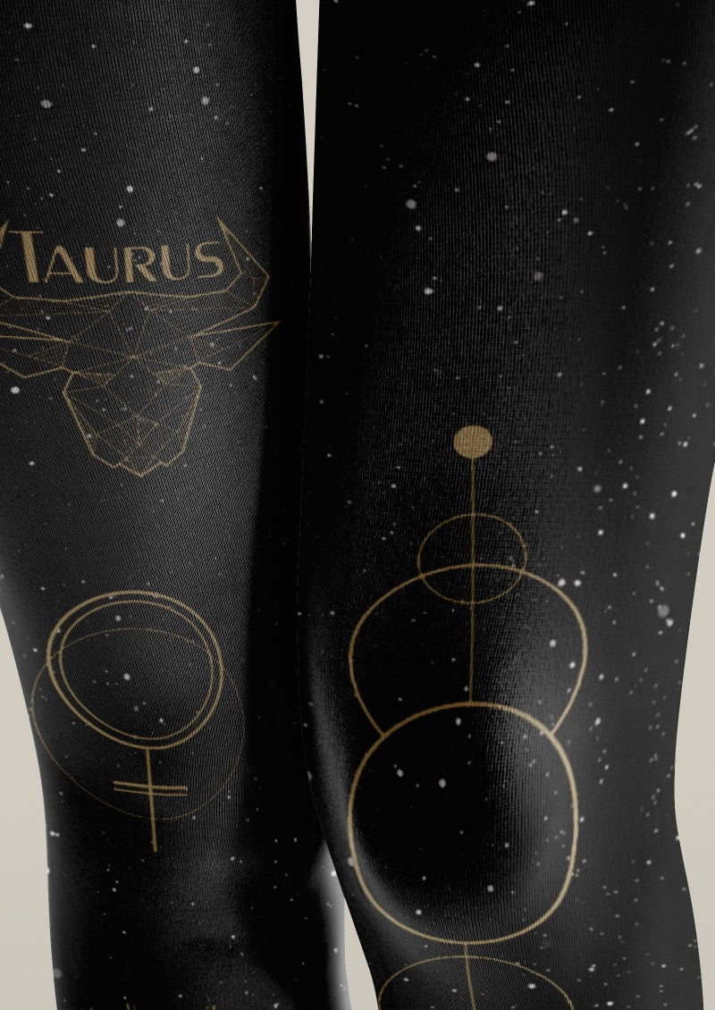 Taurus Zodiac Tights Hosiery Pantyhose