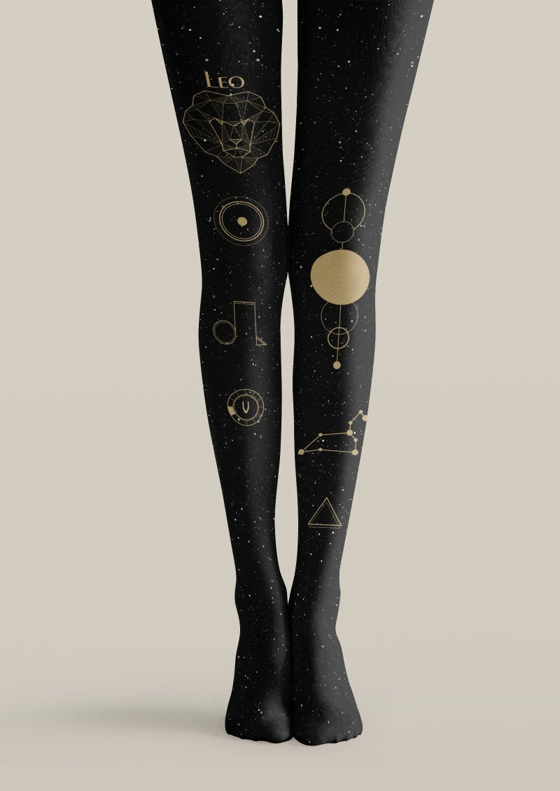 Leo Zodiac Tights Hosiery Pantyhose