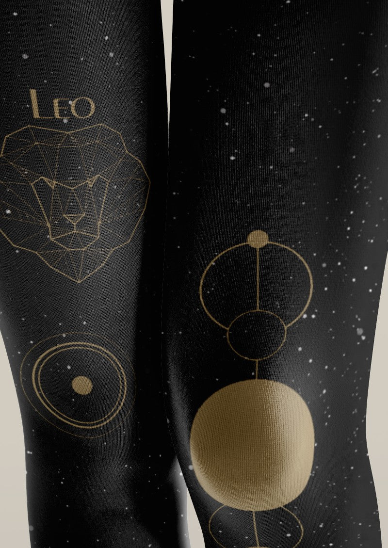 Leo Zodiac Tights Hosiery Pantyhose
