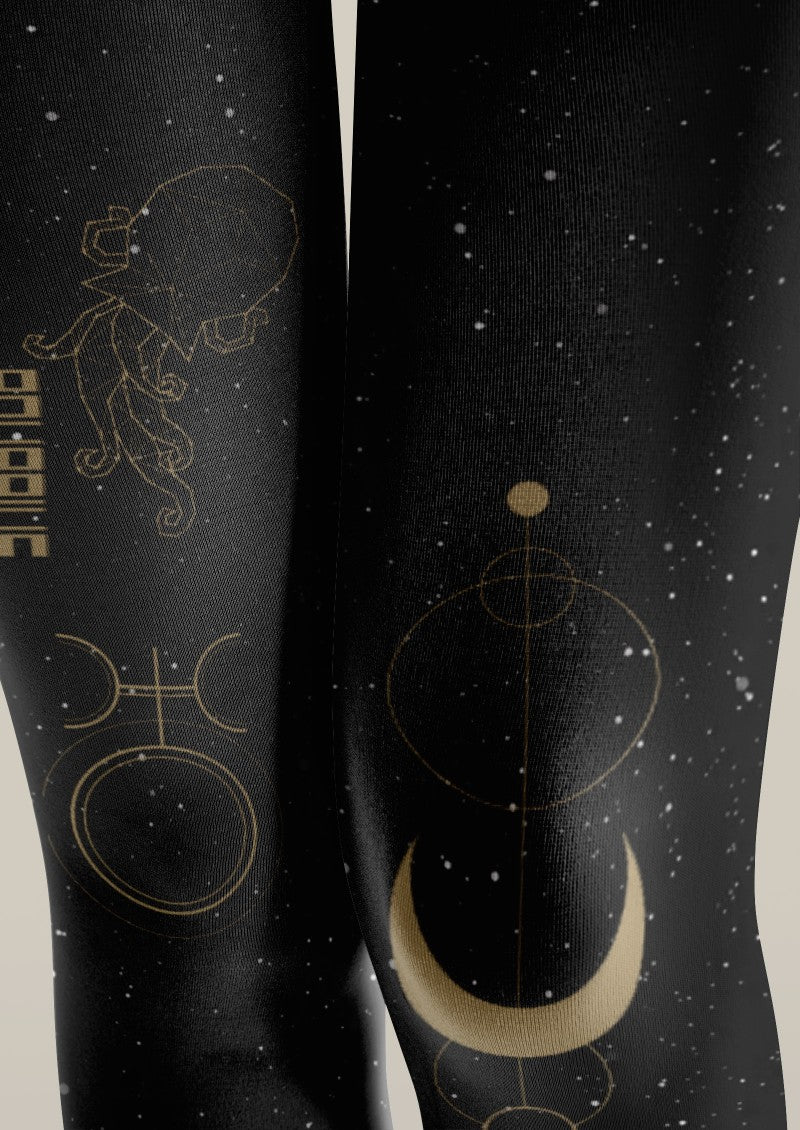 Aquarius Zodiac Tights Hosiery Pantyhose