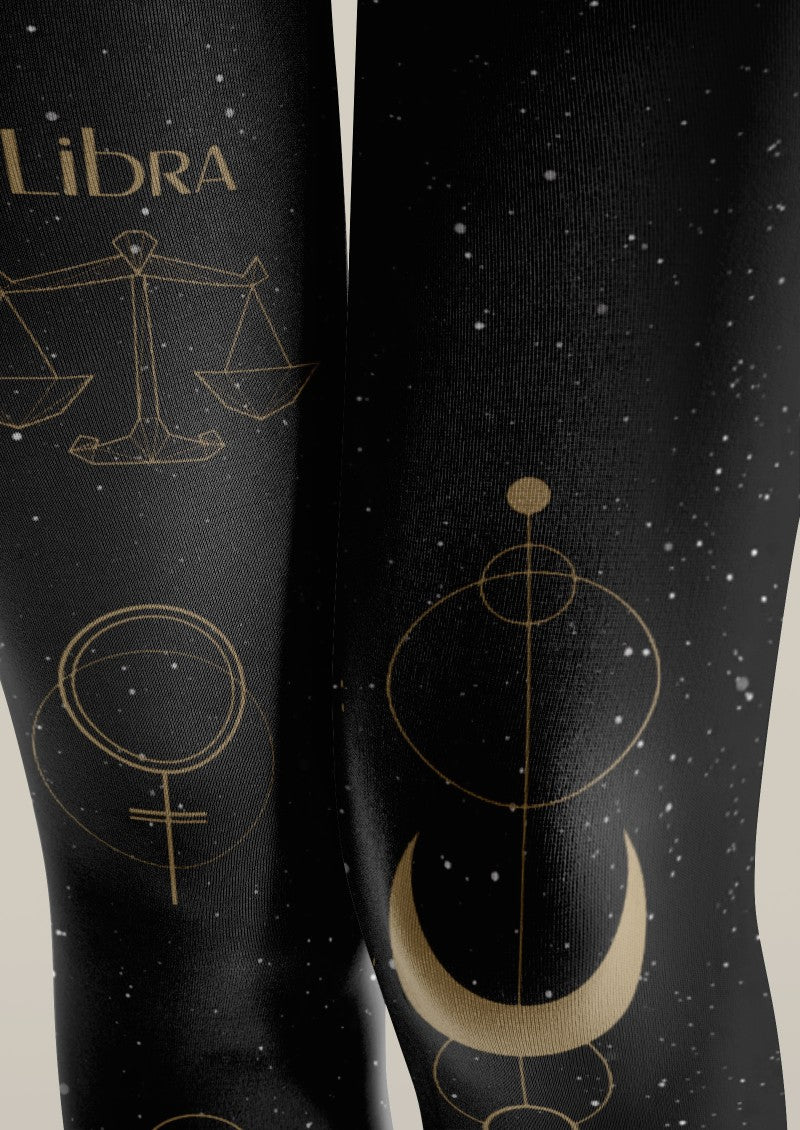 Libra Zodiac Tights Hosiery Pantyhose