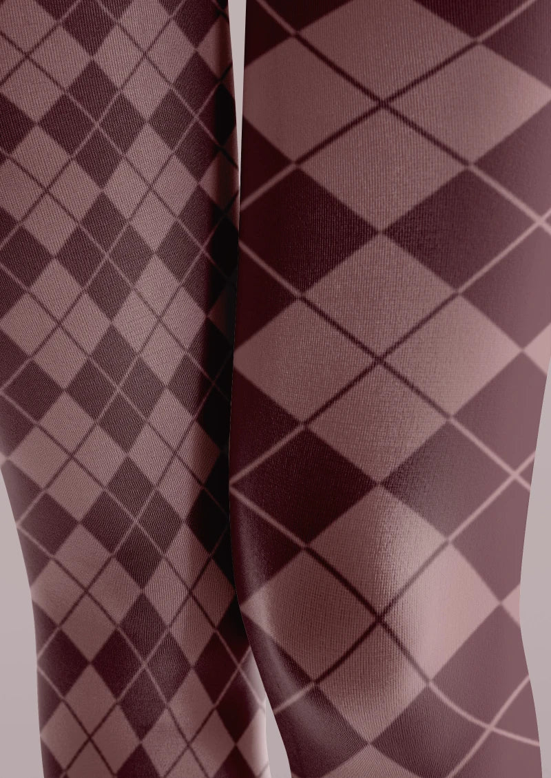 Argyle Check Tights Hosiery Pantyhose