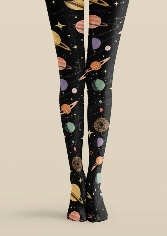 Starry Universe Graphic Tights Hosiery Pantyhose