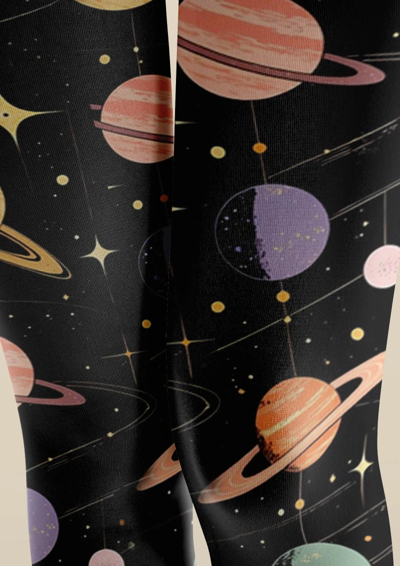 Starry Universe Graphic Tights Hosiery Pantyhose