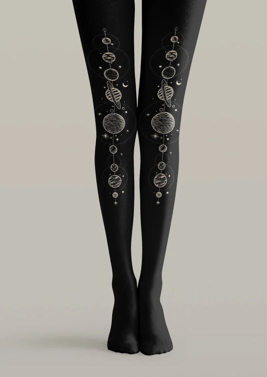 Circular Geometric Tights Hosiery Pantyhose