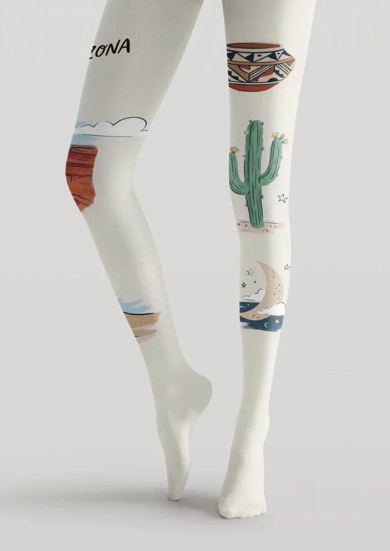 Arizona Theme Graphic Tights Hosiery Pantyhose