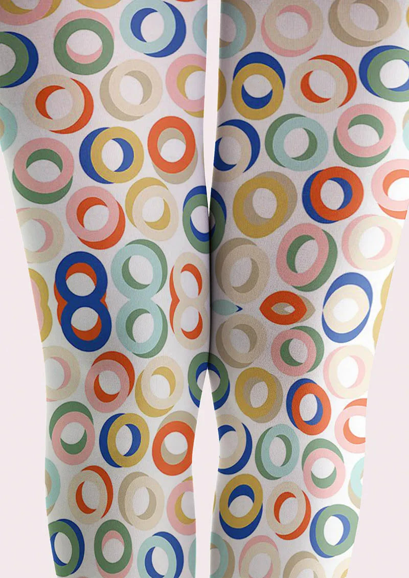 Color Dots Tights Hosiery Pantyhose