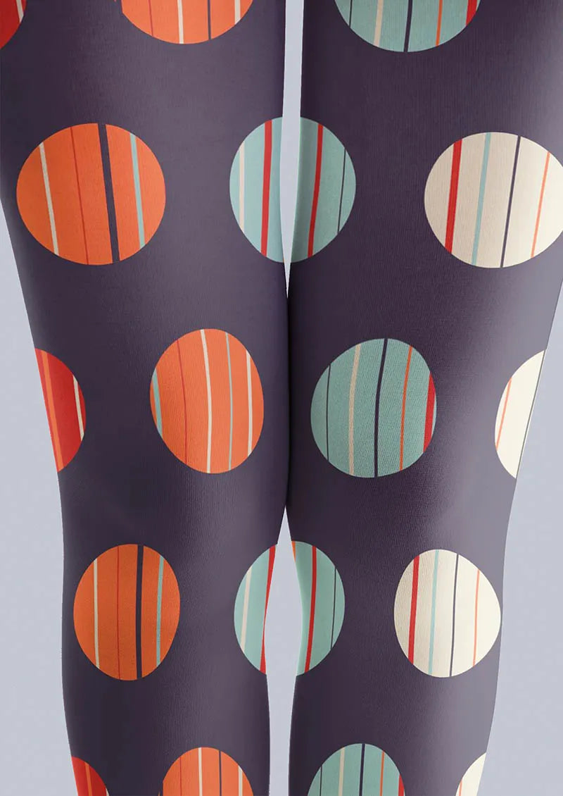 Rhythm Dots Tights Hosiery Pantyhose