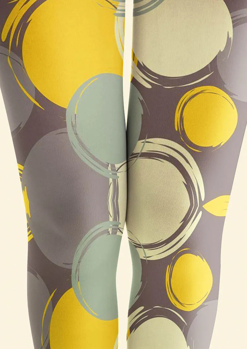Retro Circles Tights Hosiery Pantyhose