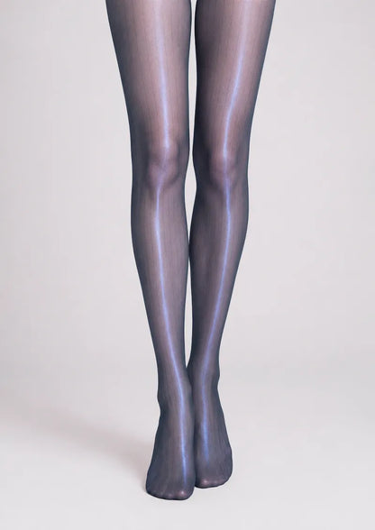 Prism Gloss Silky Ribbed Pantyhose Tights Hosiery Pantyhose