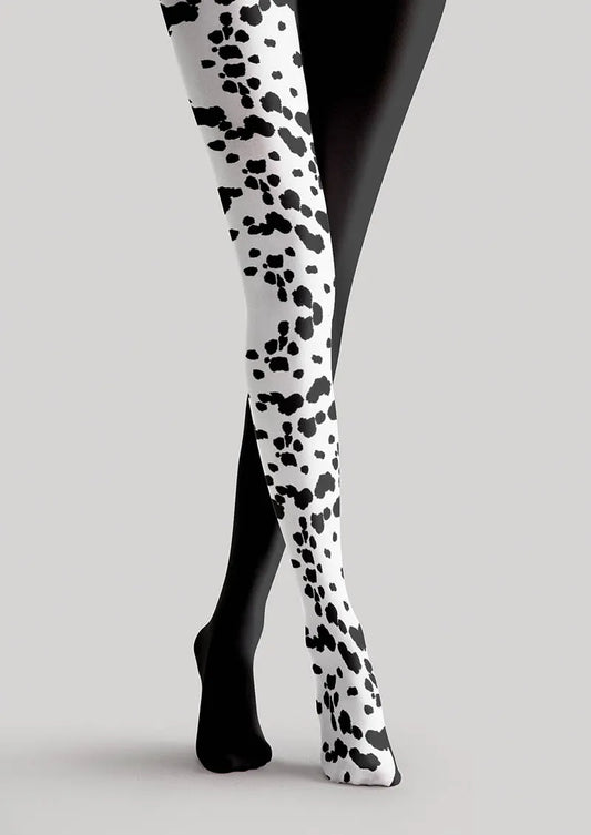 Geometric Art Ink Splash Tights Hosiery Pantyhose