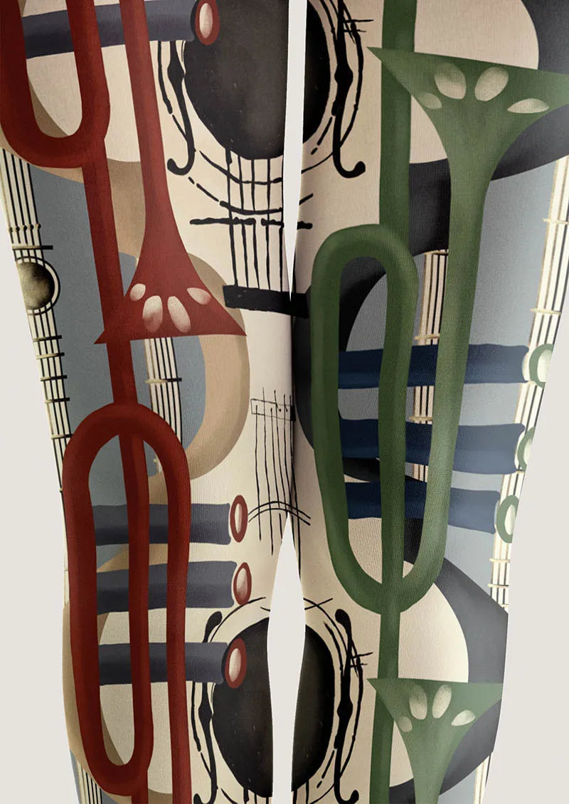 Musical elements Rhythm Collage Tights Hosiery Pantyhose