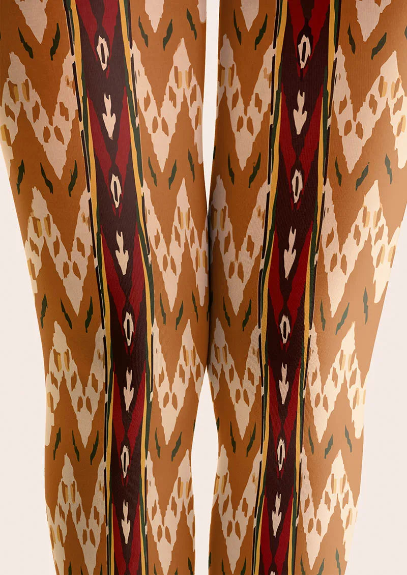Caramel Lines Tights Hosiery Pantyhose