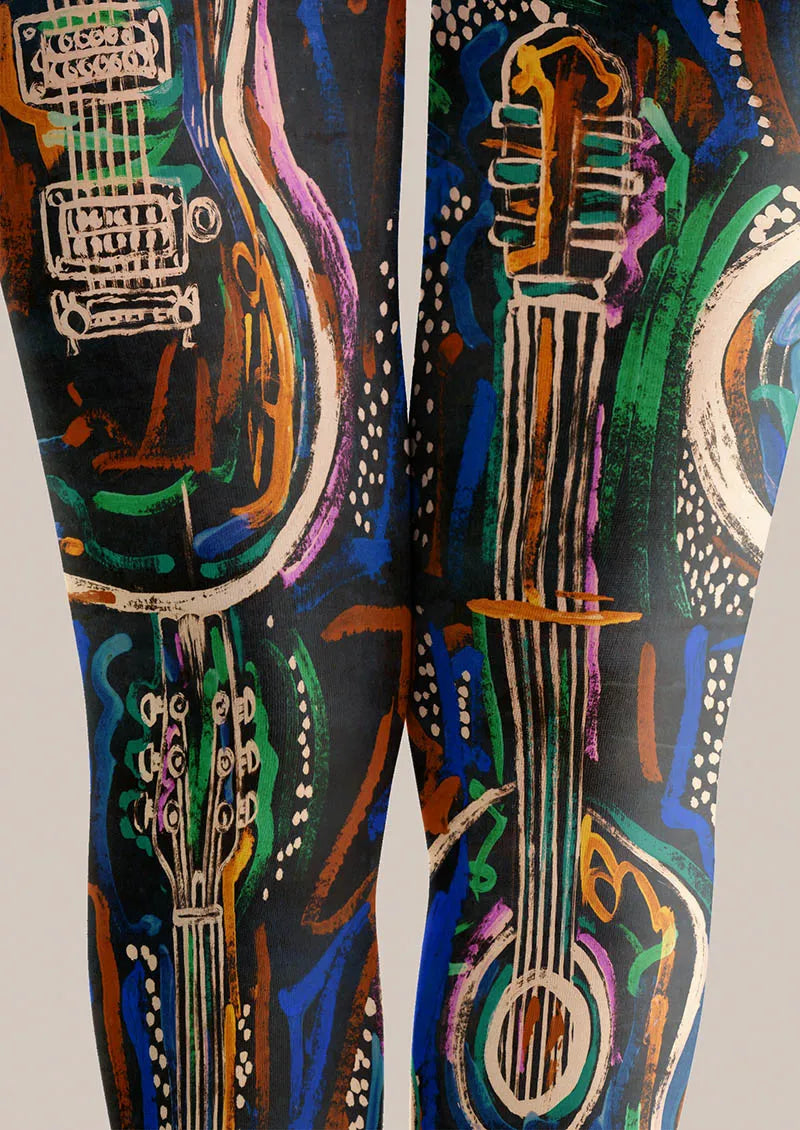 Musical elements Electro Circuit Tights Hosiery Pantyhose
