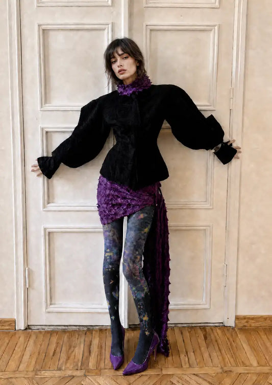 Galaxy Butterfly Graphic Tights Hosiery Pantyhose