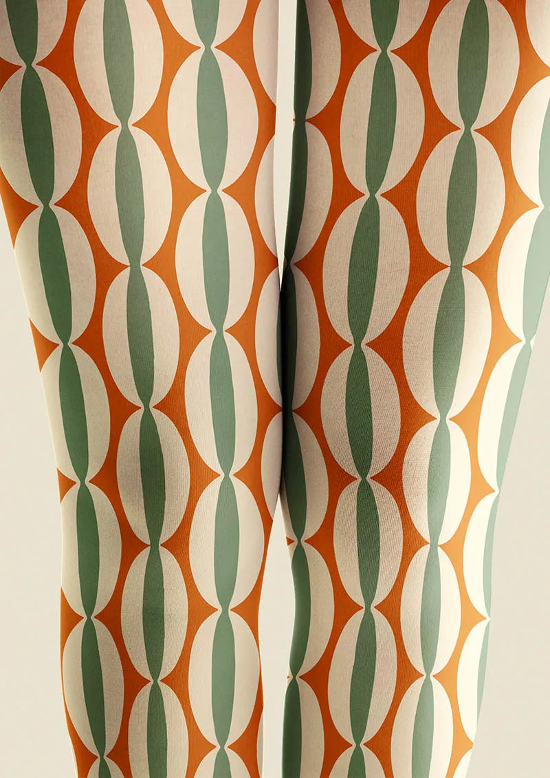 Geometric Art Geo Dot Tights Hosiery Pantyhose