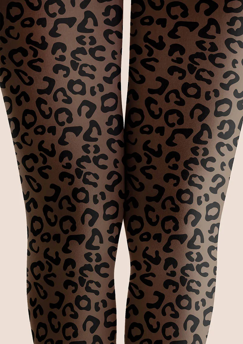 Neo Leopard Tights Hosiery Pantyhose
