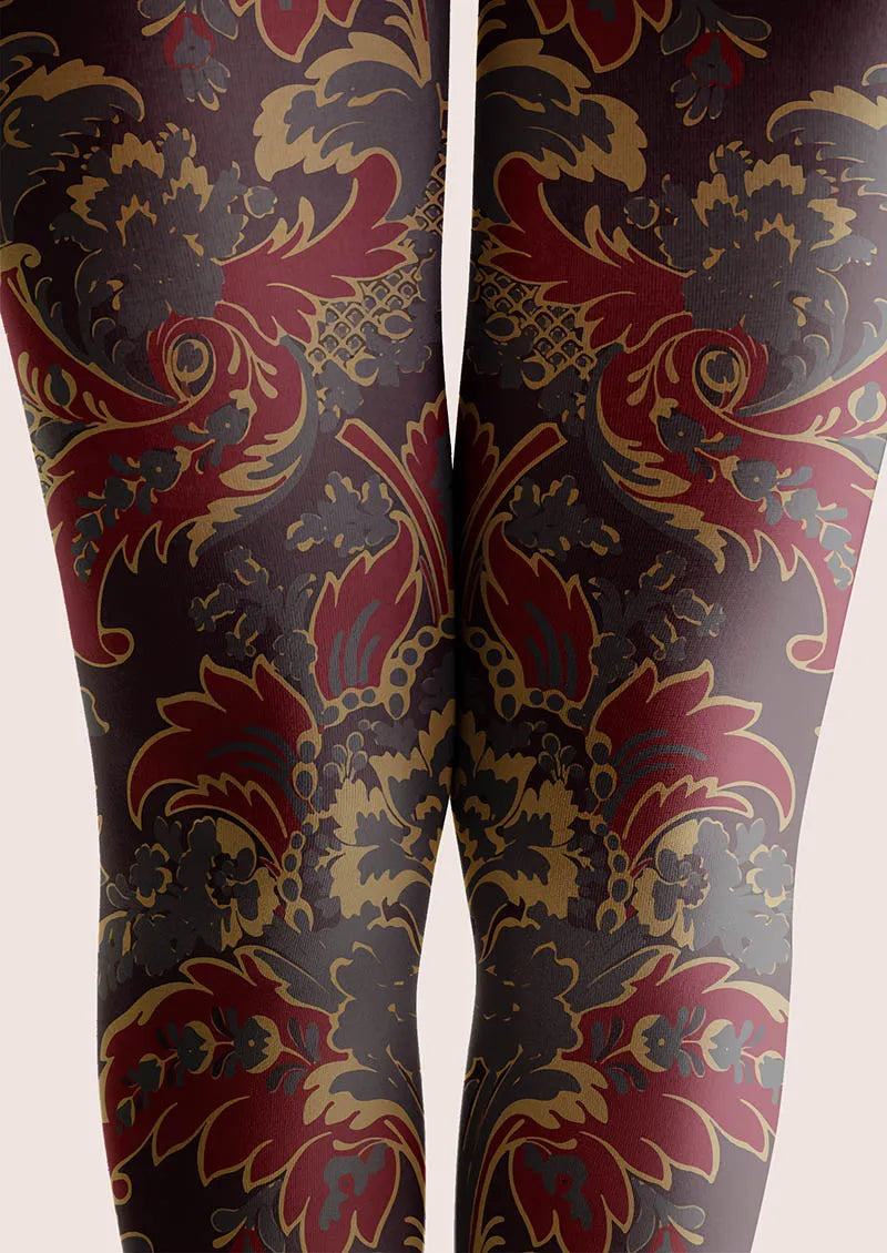 Baroque Bloom Golden Age Tights Hosiery Pantyhose