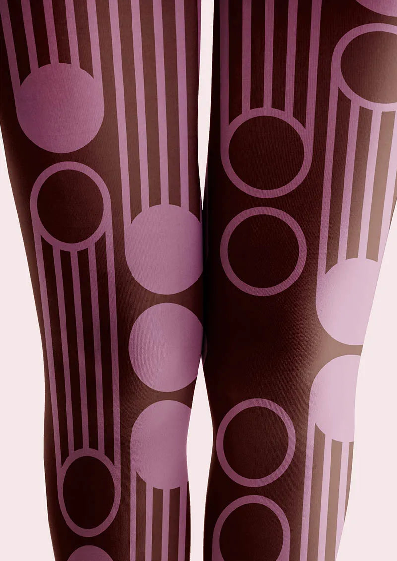 Pop Art Berry Dots Tights Hosiery Pantyhose