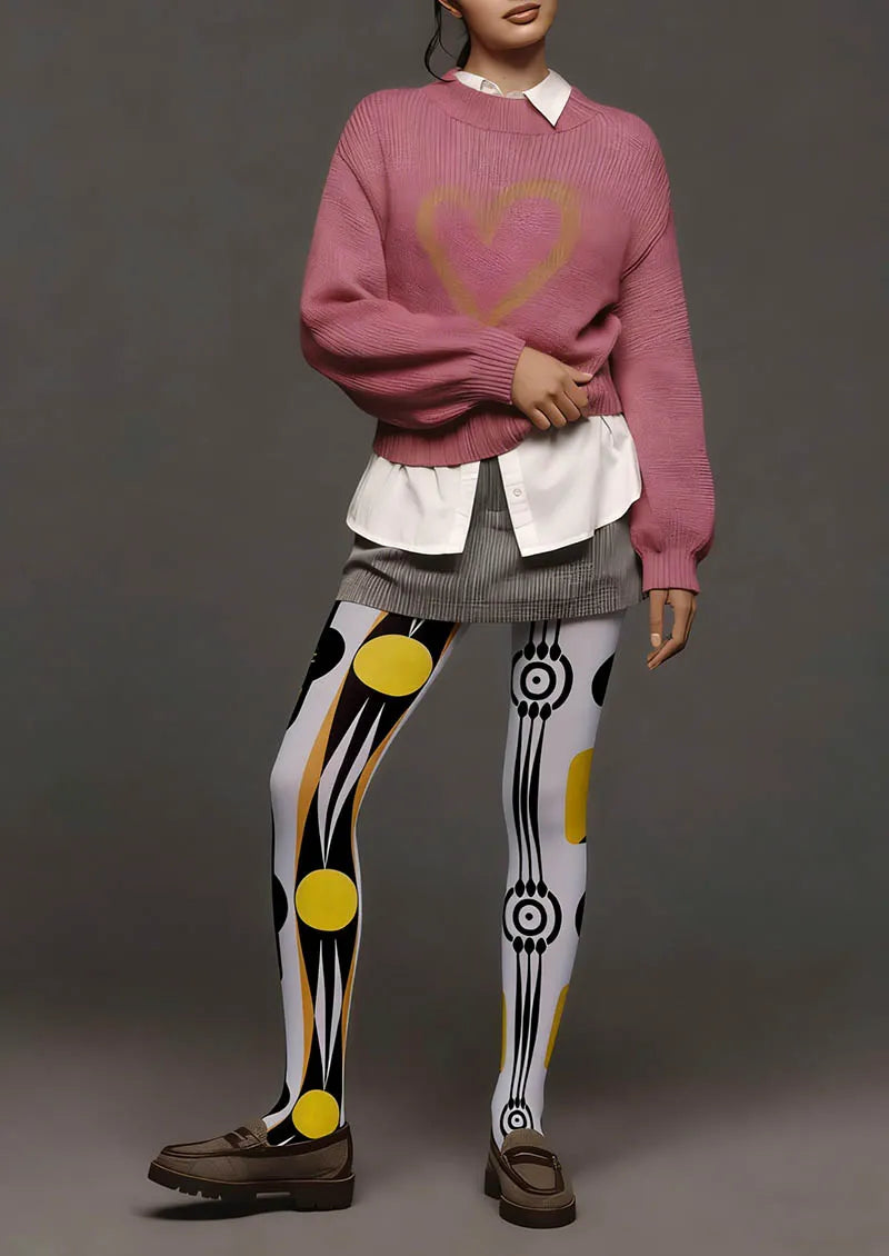 Musical elements Beat Dots Tights Hosiery Pantyhose
