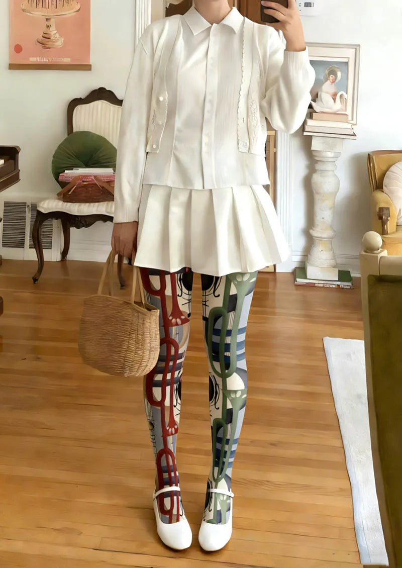 Musical elements Rhythm Collage Tights Hosiery Pantyhose