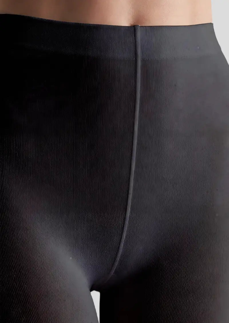 Black Crane Moon Graphic Tights Hosiery Pantyhose